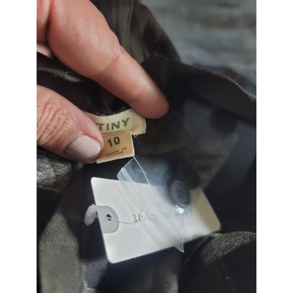 Anthropologie Tiny Pleated Striped Pants - New Size 10 - Picture 7 of 9